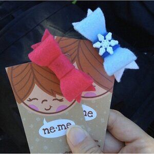 Small Shop Felt Frozen Pink Bow Bundle